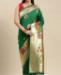 Picture of Taking Green Silk Saree