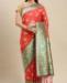 Picture of Ravishing Red Silk Saree