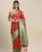 Picture of Bewitching Red Silk Saree