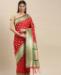 Picture of Splendid Red Silk Saree