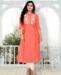 Picture of Graceful Orange Kurtis & Tunic