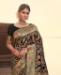 Picture of Enticing Black Silk Saree