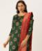 Picture of Superb Green Straight Cut Salwar Kameez