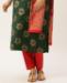 Picture of Superb Green Straight Cut Salwar Kameez