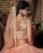 Picture of Excellent Peach Lehenga Choli