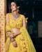 Picture of Magnificent Yellow Lehenga Choli