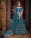 Picture of Blue Net & Inner Tueqoise Ocean Lehenga Choli