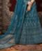 Picture of Blue Net & Inner Tueqoise Ocean Lehenga Choli