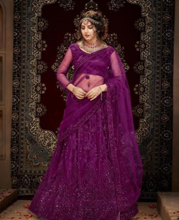 Picture of Superb Magenta Lehenga Choli