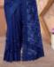 Picture of Well Formed Nevy Blue Net Saree