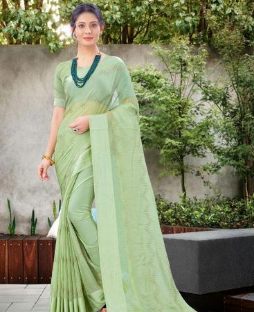 Picture of Shapely Dusty Pista Casual Saree