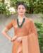 Picture of Fascinating Dusty Peach Casual Saree