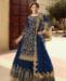 Picture of Appealing Blue Straight Cut Salwar Kameez