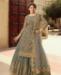 Picture of Enticing Grey Straight Cut Salwar Kameez