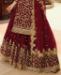 Picture of Sightly Maroon Straight Cut Salwar Kameez