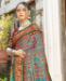 Picture of Sublime Turquoise Silk Saree