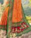 Picture of Classy Orange Silk Saree