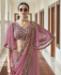 Picture of Ravishing Salmon Designer Saree