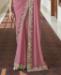 Picture of Ravishing Salmon Designer Saree