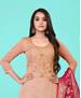 Picture of Ravishing Fawn Straight Cut Salwar Kameez