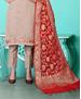 Picture of Bewitching Grey Straight Cut Salwar Kameez