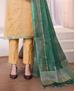 Picture of Ravishing Yellow Straight Cut Salwar Kameez