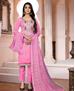 Picture of Fascinating Pink Straight Cut Salwar Kameez