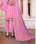 Picture of Fascinating Pink Straight Cut Salwar Kameez