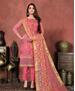 Picture of Fine Pink Straight Cut Salwar Kameez