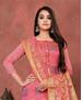 Picture of Fine Pink Straight Cut Salwar Kameez