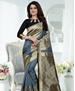 Picture of Ravishing Black/Grey Casual Saree