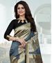 Picture of Ravishing Black/Grey Casual Saree