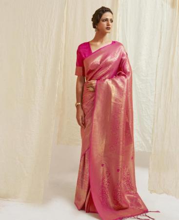 Picture of Statuesque Pink Casual Saree