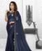 Picture of Classy Nevy Blue Casual Saree