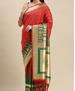 Picture of Excellent Red Silk Saree