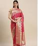 Picture of Sightly Pink Silk Saree