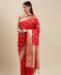 Picture of Shapely Red Silk Saree