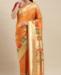 Picture of Graceful Beige Silk Saree