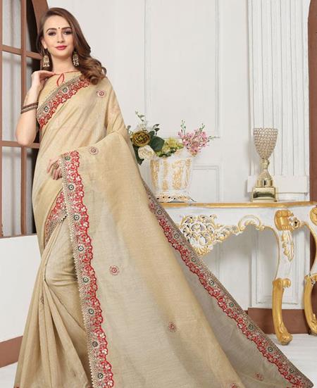 Picture of Delightful Chiku Casual Saree