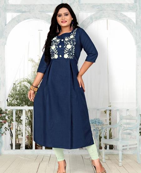 Picture of Charming Blue Kurtis & Tunic