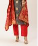 Picture of Beauteous Grey Straight Cut Salwar Kameez