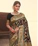 Picture of Taking Black Silk Saree