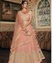 Picture of Excellent Peach Lehenga Choli