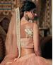 Picture of Excellent Peach Lehenga Choli