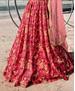 Picture of Exquisite Gajari Red Lehenga Choli