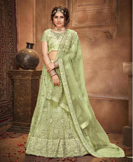 Picture of Charming Pista Lehenga Choli