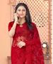 Picture of Statuesque Red Net Saree