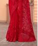 Picture of Statuesque Red Net Saree