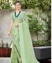 Picture of Shapely Dusty Pista Casual Saree