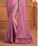 Picture of Ravishing Old Rose Silk Saree